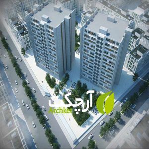 پروژه مجتمع مسکونی 14 طبقه طرح 5