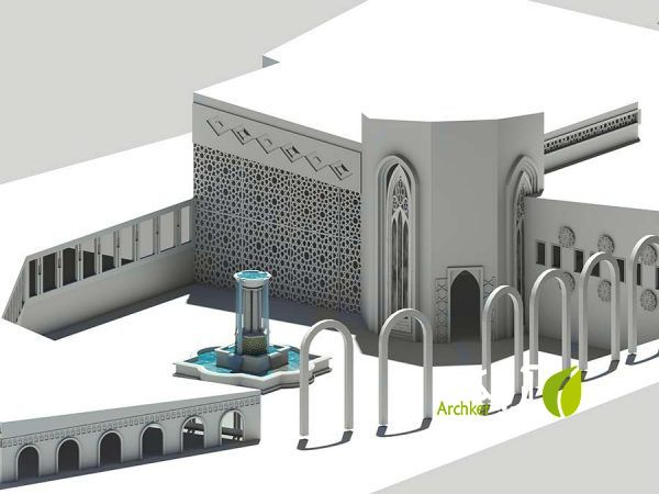 پروژه طراحی مسجد با تمامی مدارک